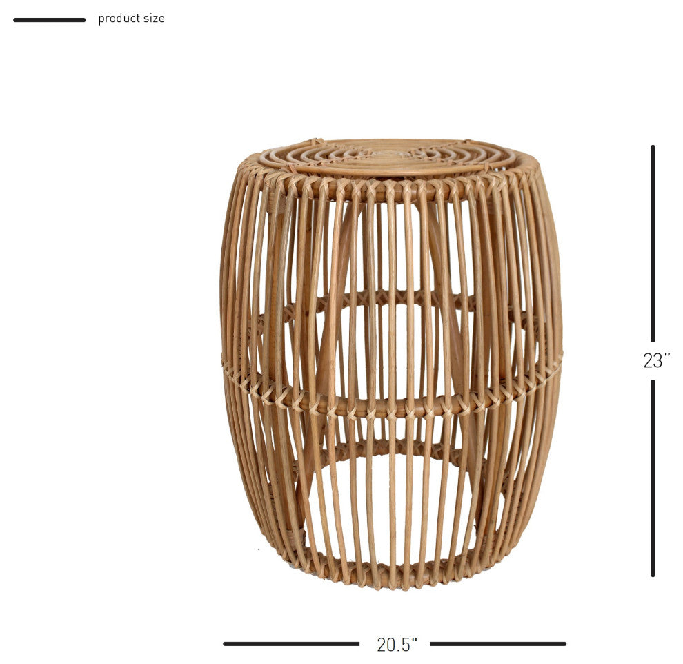 Keegan Rattan End Table