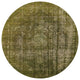 Ahgly Company Indoor Round Mid-Century Modern Area Rugs, 5' Round