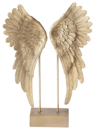 Angel Wings Decorative Free Standing Sculpture, 16.25"