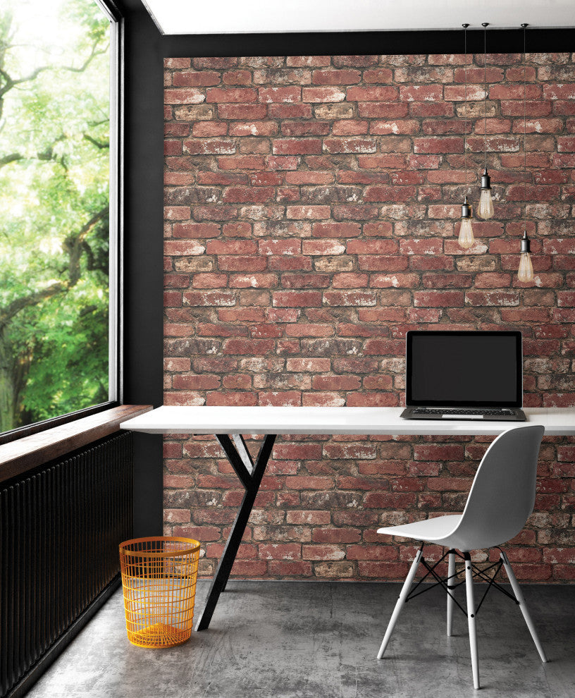 Loft Red Brick Wallpaper Bolt