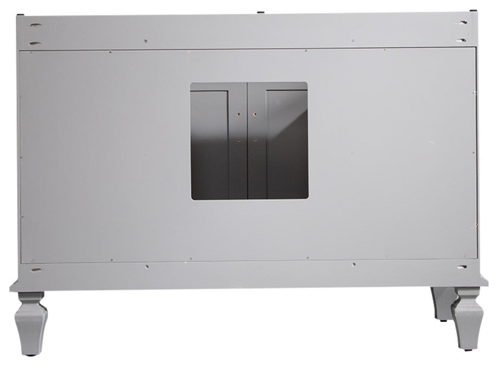 Solid Wood Bathroom Vanity with Quartz Top and cUPC Certified Sink, Titainum Grey, 48 Inch
