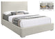 Crosby Linen Upholstered Bed, Beige, Full