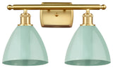 Innovations 516-2W-SG-MBD-75-SF 2 Light Bath Vanity Light, Satin Gold