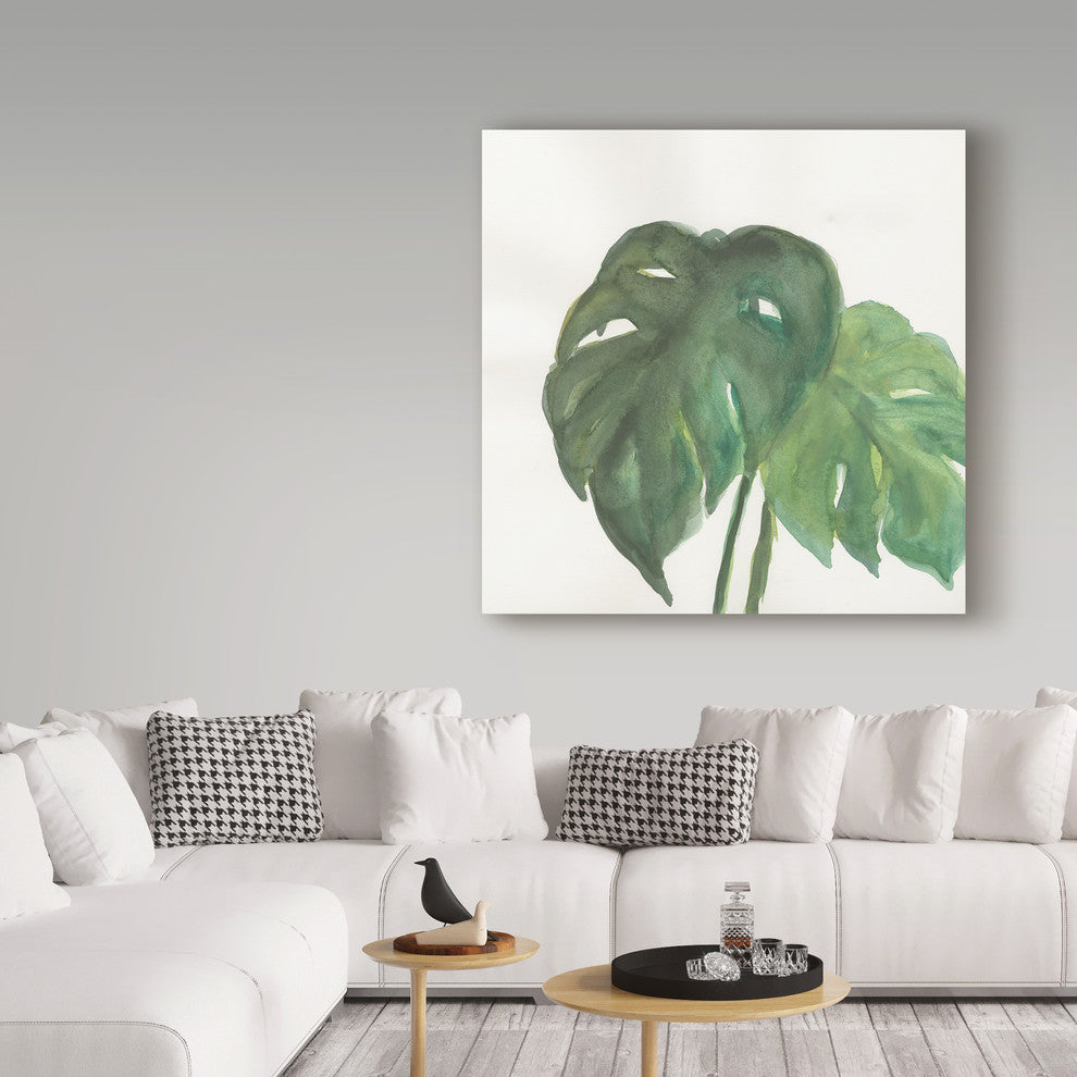 Chris Paschke ''Tropical Palm Ii'' Canvas Art, 18"x18"