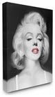 Stupell Industries Marilyn Portrait Red Vintage Hollywood Movie Star, 24 x 30