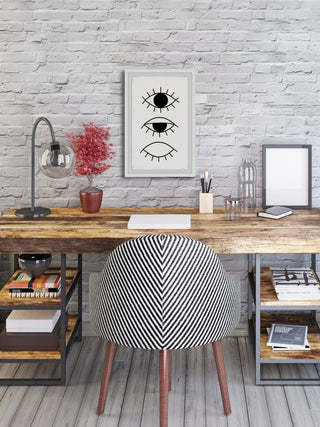 "Sleepy Eye" Framed Painting Print, 12x18