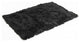 3' X 5' Black Natural Rectangular Sheepskin Area Rug