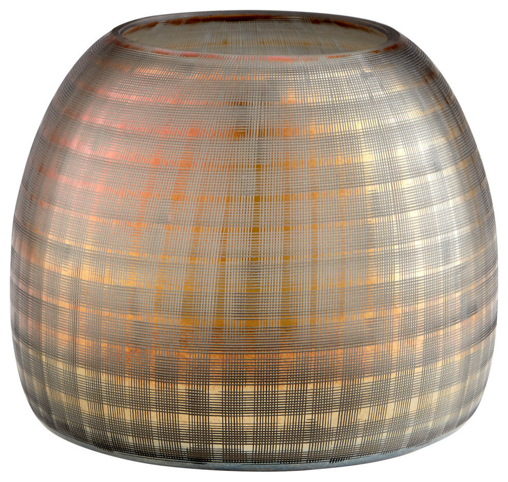 Cyan Design Gradient Grid Vase