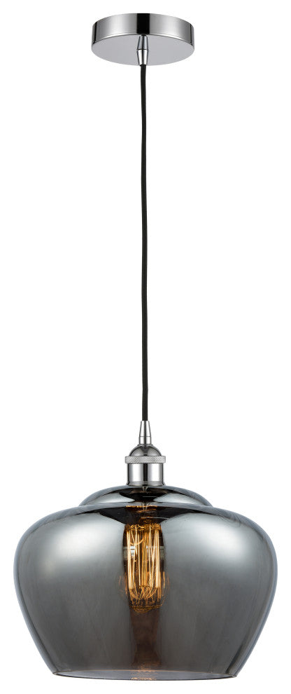 Innovations 616-1P-PC-G93-L-LED Fenton 1 Light Mini Pendant, Polished Chrome