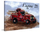 Marmont Hill, "Fire Engine" by Reesa Qualia Painting on Wrapped Canvas, 60x40