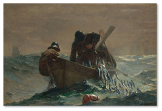 Homer 'The Herring Net' Canvas Art, 47 x 30