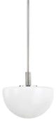 Lethbridge 1-Light Pendant, Polished Nickel