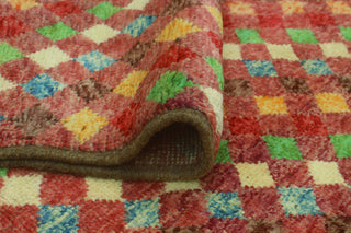 Balochi Bella Rose/Green Rug, 4'11x8'0