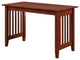 Traditional Desk, Hardwood Legs With Rectangular Table Top, Walnut