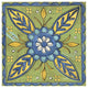 "Tuscan Sun Tile III Color" Digital Paper Print by Anne Tavoletti, 42"x42"