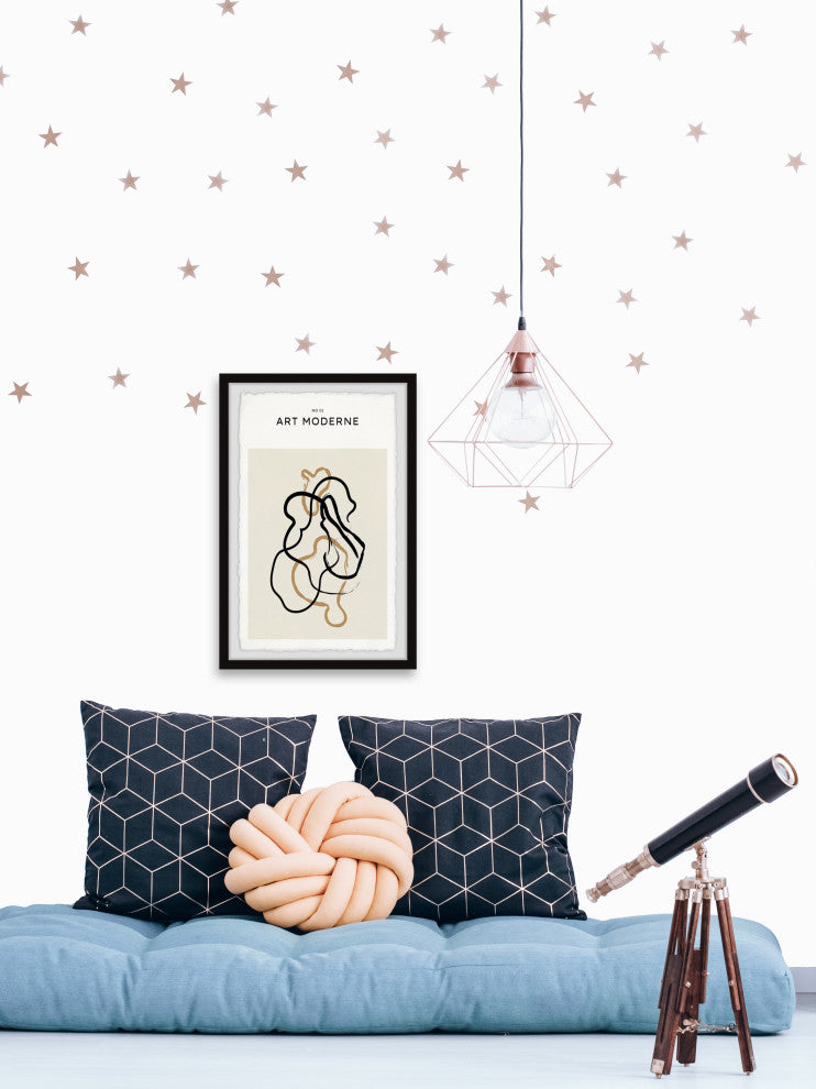 "No 01 Art Moderne" Framed Painting Print, 8x12