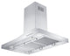 ZLINE 42" Ducted Island Mount Range Hood with Remote Blower in Stainless Steel