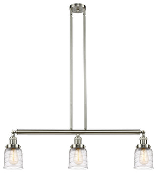 INNOVATIONS 213-SN-G513 3-Light Island Light Brushed Satin Nickel