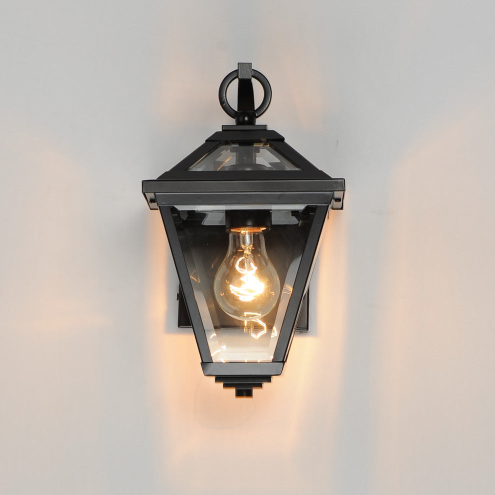 Maxim 30562 Prism 12" Tall Wall Sconce - Black