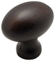 Cosmas 6021ORB Oil Rubbed Bronze Oval Oblong Cabinet Knob, Set of 5