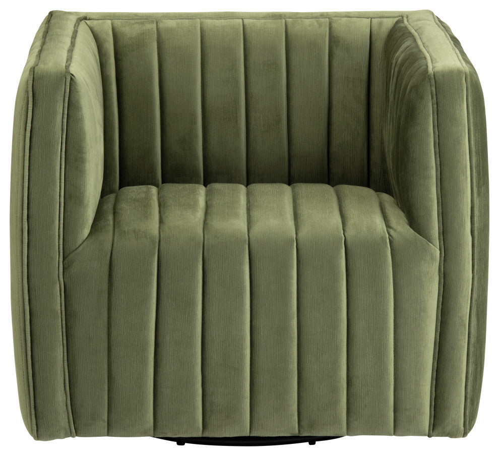 Green Upholstered Accent Chair
