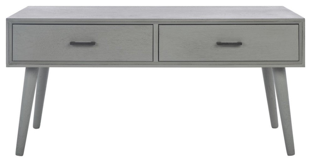 Safavieh Mozart Mid Century Coffee Table, Distressed Grey