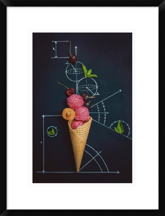 "Summer Homework" Framed Digital Print by Dina Belenko, 20"x26"