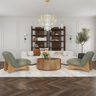 Theresa 16-Light Glass Chandelier