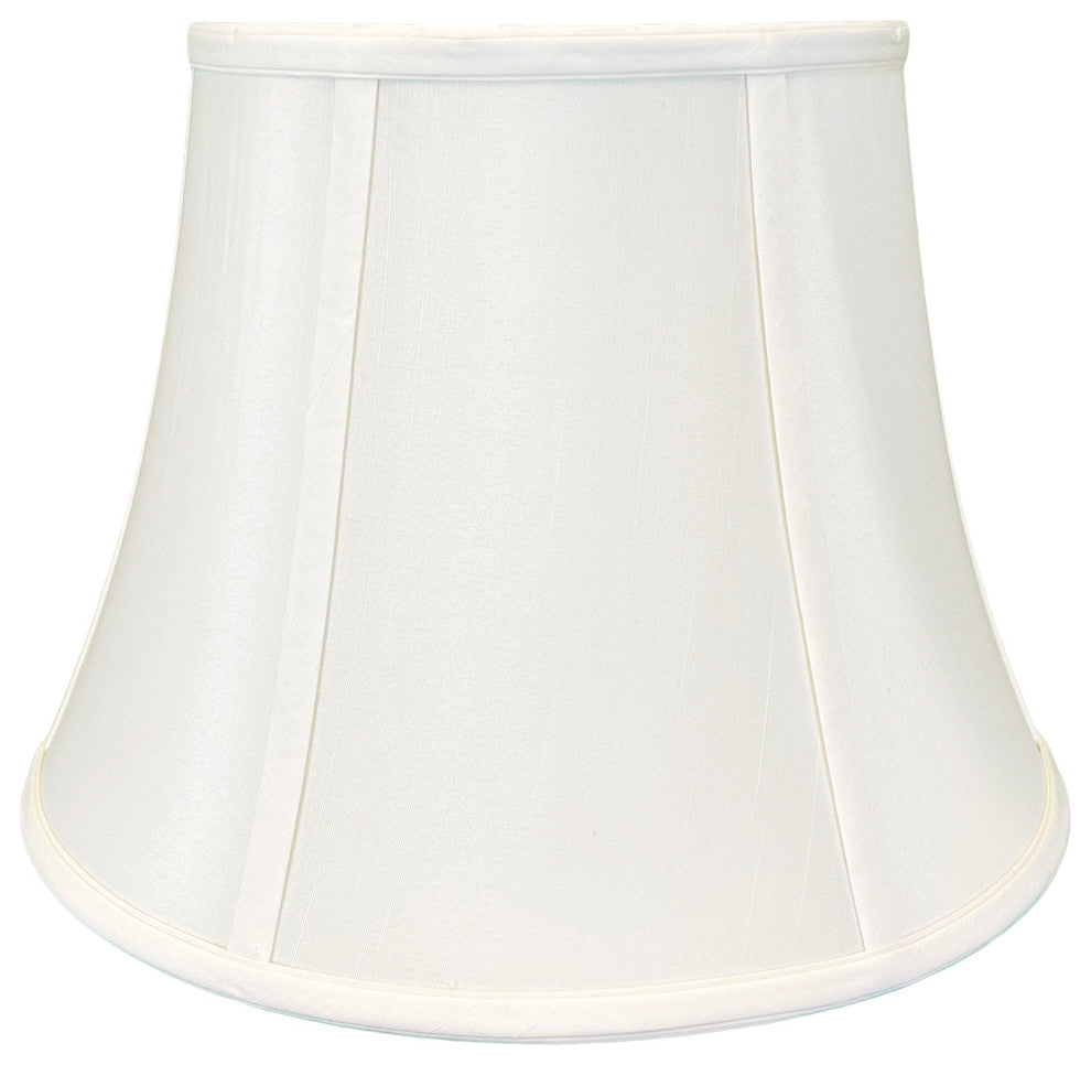 Royal Designs Modified Bell Lamp Shade, White, 11x18x13.5, Single