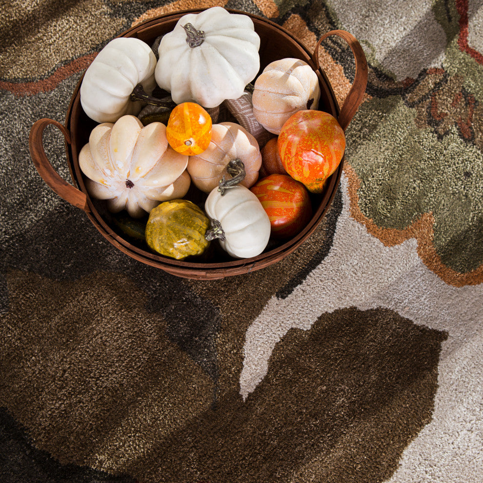 Jaipur Living Petal Pusher Handmade Floral Light Gray/Multicolor Area Rug, 8'x10
