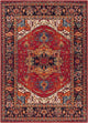 Surya Serapi SRP-1001 3'11"x5'7" Rug, Red/Black/Tan/Blue/Orange/Yellow/Ivory