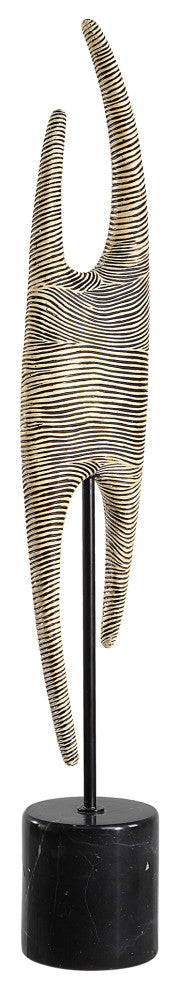 Uttermost Pochette Ribbed Sculpture