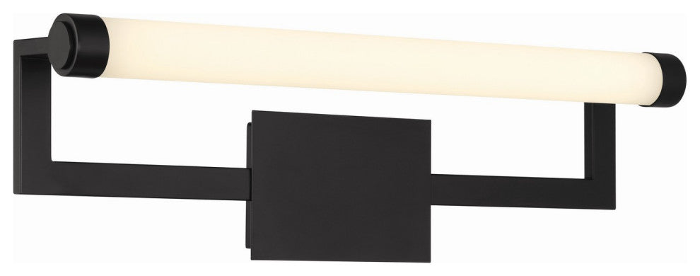 Clinton LED Bathroom Vanity, Matte Black