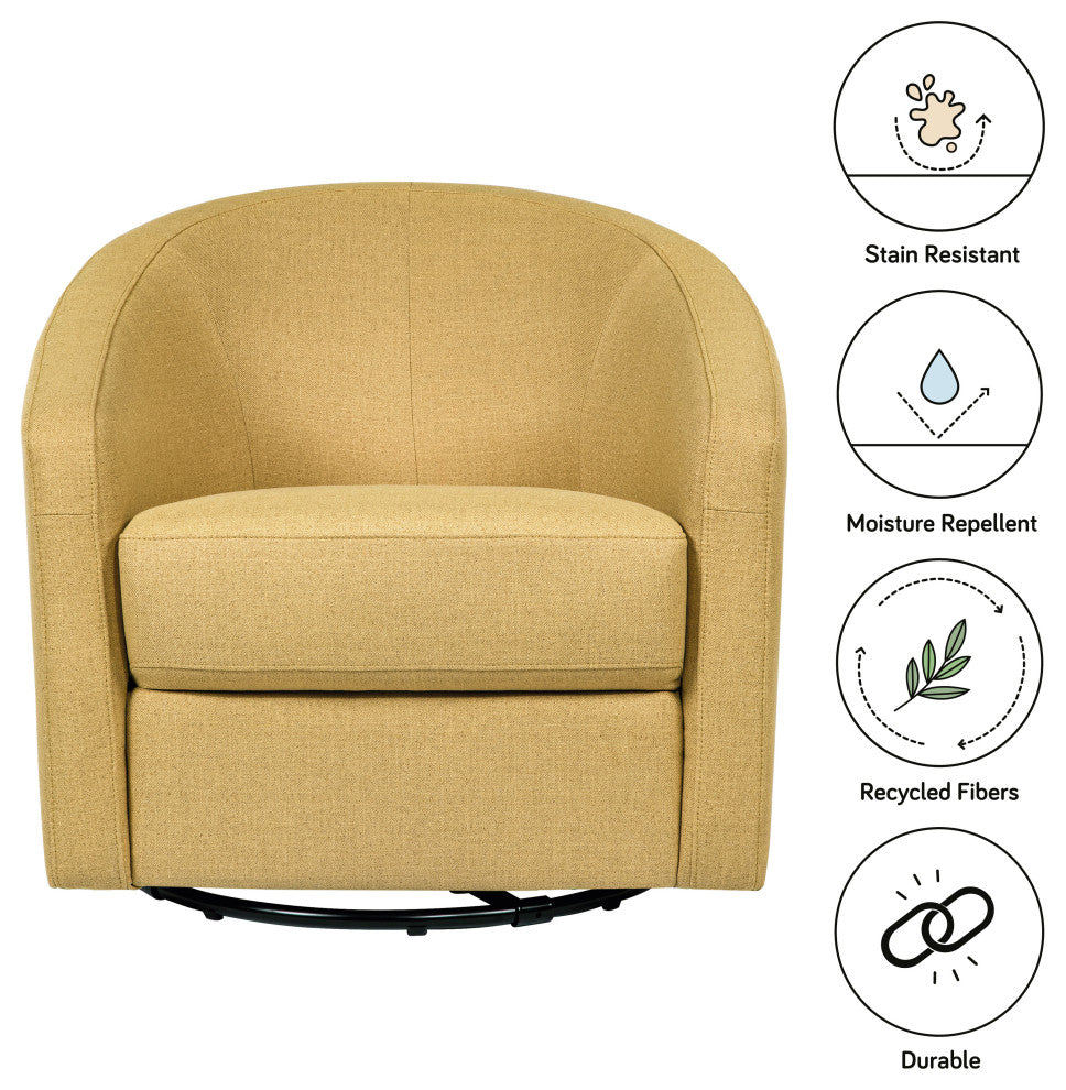 Madison Swivel Glider, Performance Dijon Eco-Twill