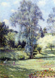 Henri Lebasque Child Playing in the Garden, Gallery Wrapped Canvas, 18"x27"