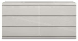 Anna Double Dresser, Light Gray