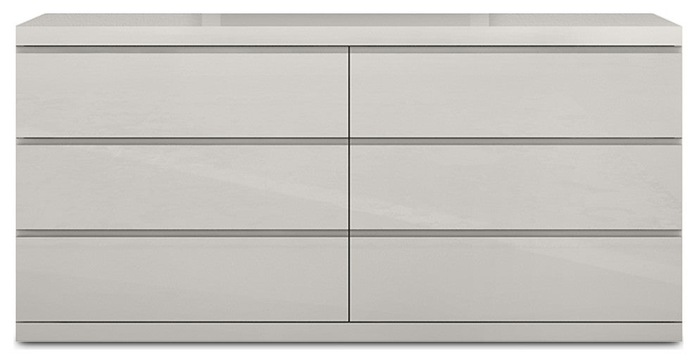 Anna Double Dresser, Light Gray