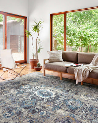 Samra SAM-02 Gray/Multi 7'10"x10' Area Rug