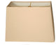 Rectangle Hard Back Lamp Shade, Beige