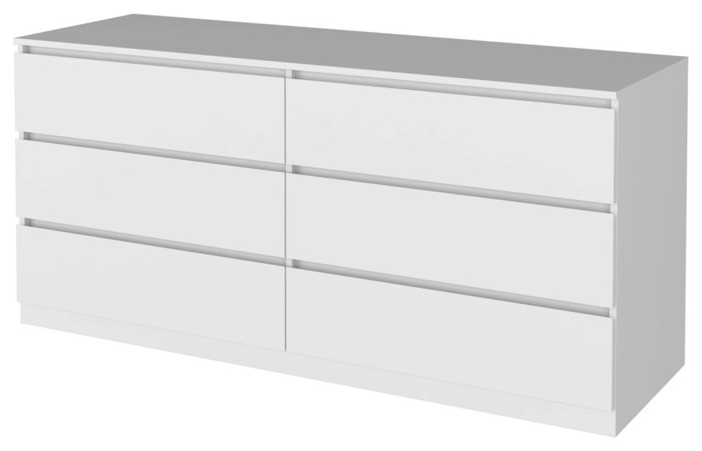 FM Furniture Wyoming 2-Piece Bedroom Set With Armoire and 6-Drawer Dresser