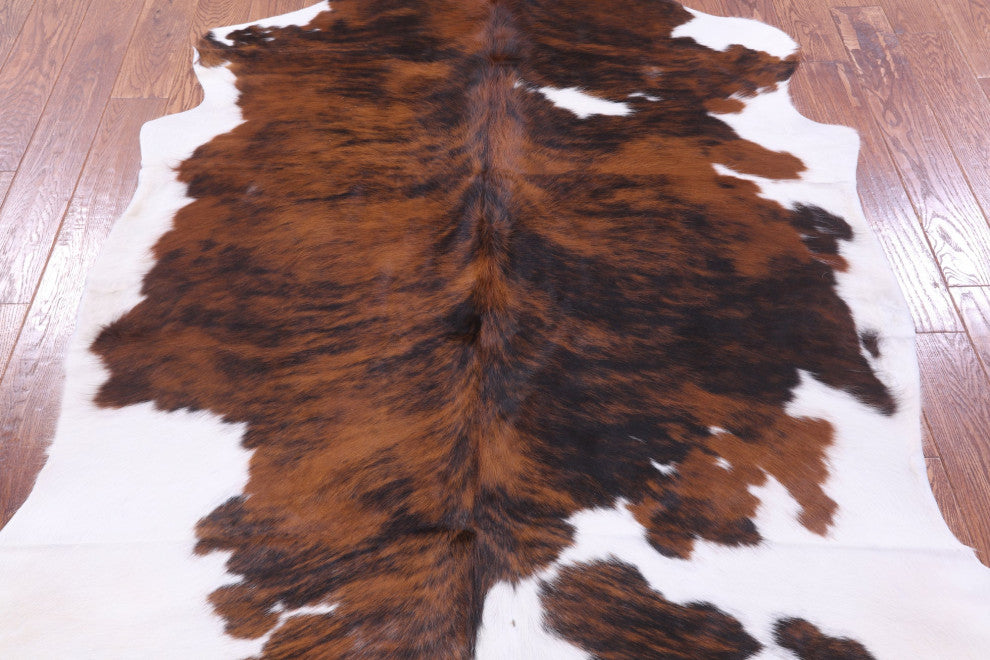 Brindle Natural Cowhide Rug 7' 2" X 6' 1" C2291