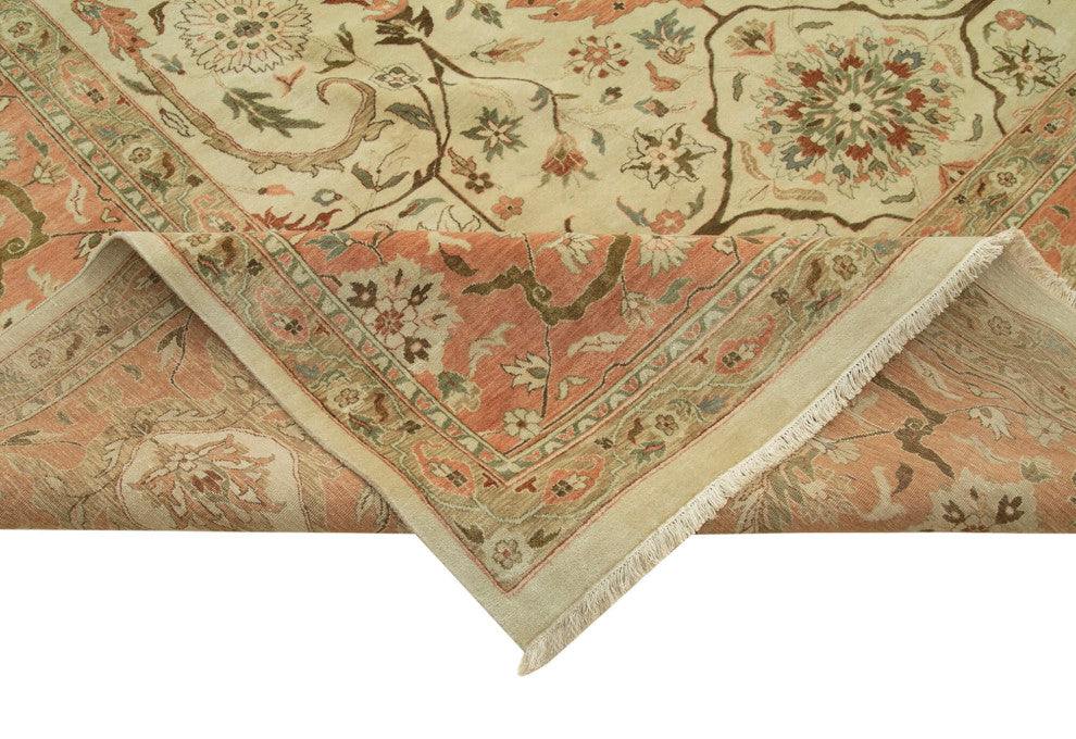 Rug N Carpet - Hand-Knotted Oriental 11' 10" x 18' Large Oushak Area Rug