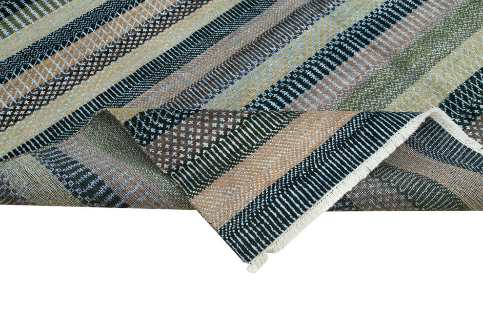 Rug N Carpet - Handmade Unique 7' 11'' x 9' 10'' Moroccan Area Rug