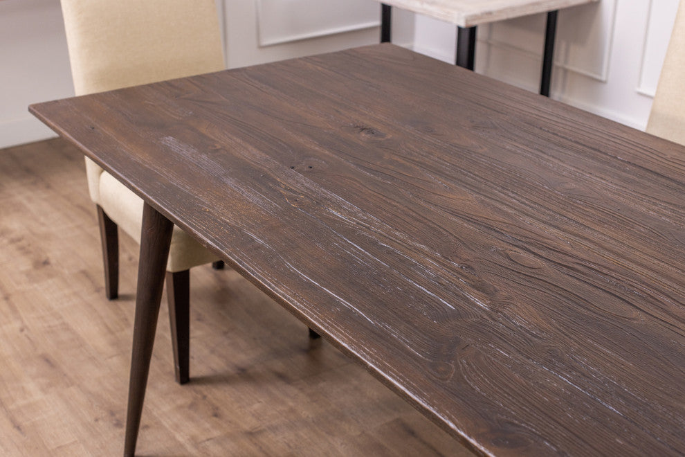 Solid Teak Vintage Dining Table