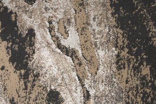 Weave & Wander Kayden Rug, Charcoal Gray/Beige, 5' X 8'