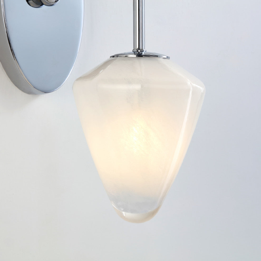 Nimbus 1 Light Wall Sconce Polished Nickle
