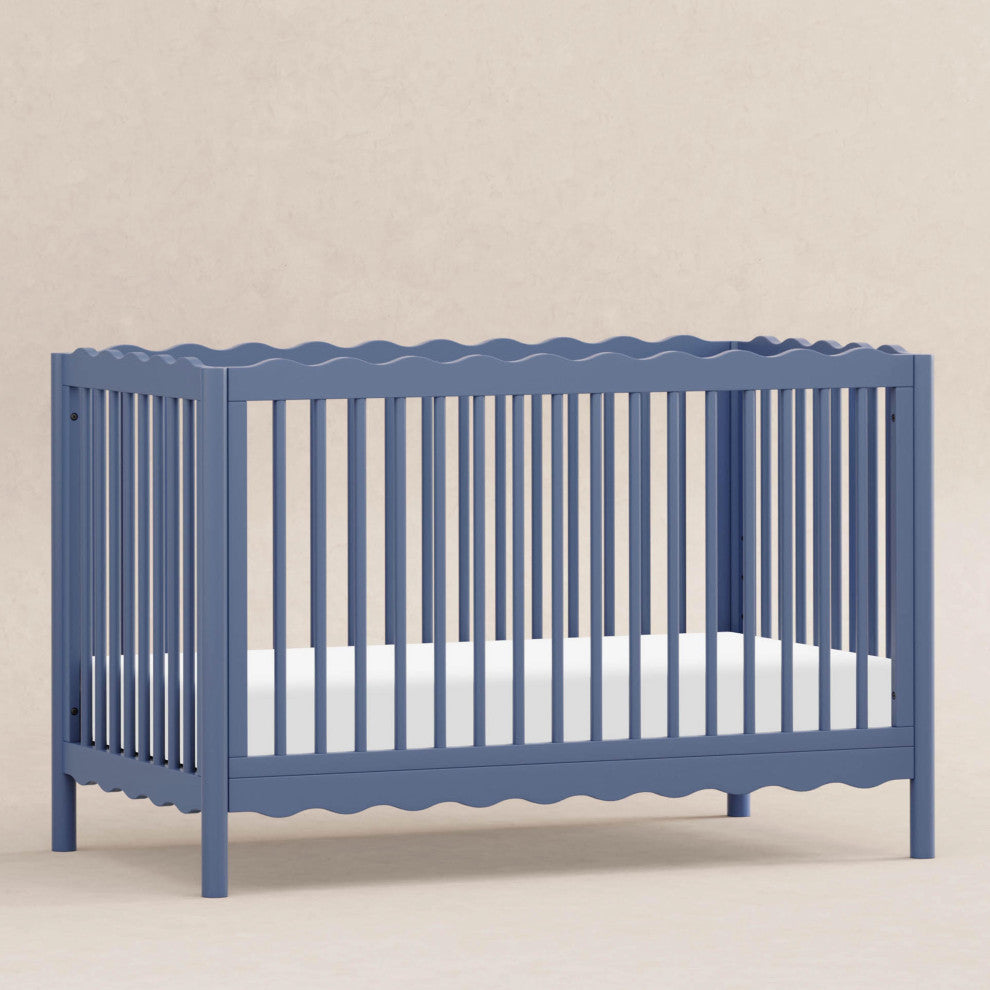 Swell 4-in-1 Convertible Crib With Toddler Bed Conversion Kit, Cove Blue