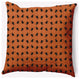 18" x 18" Spider Cluster Indoor/Outdoor Polyester Throw Pillow, Dusty Orange