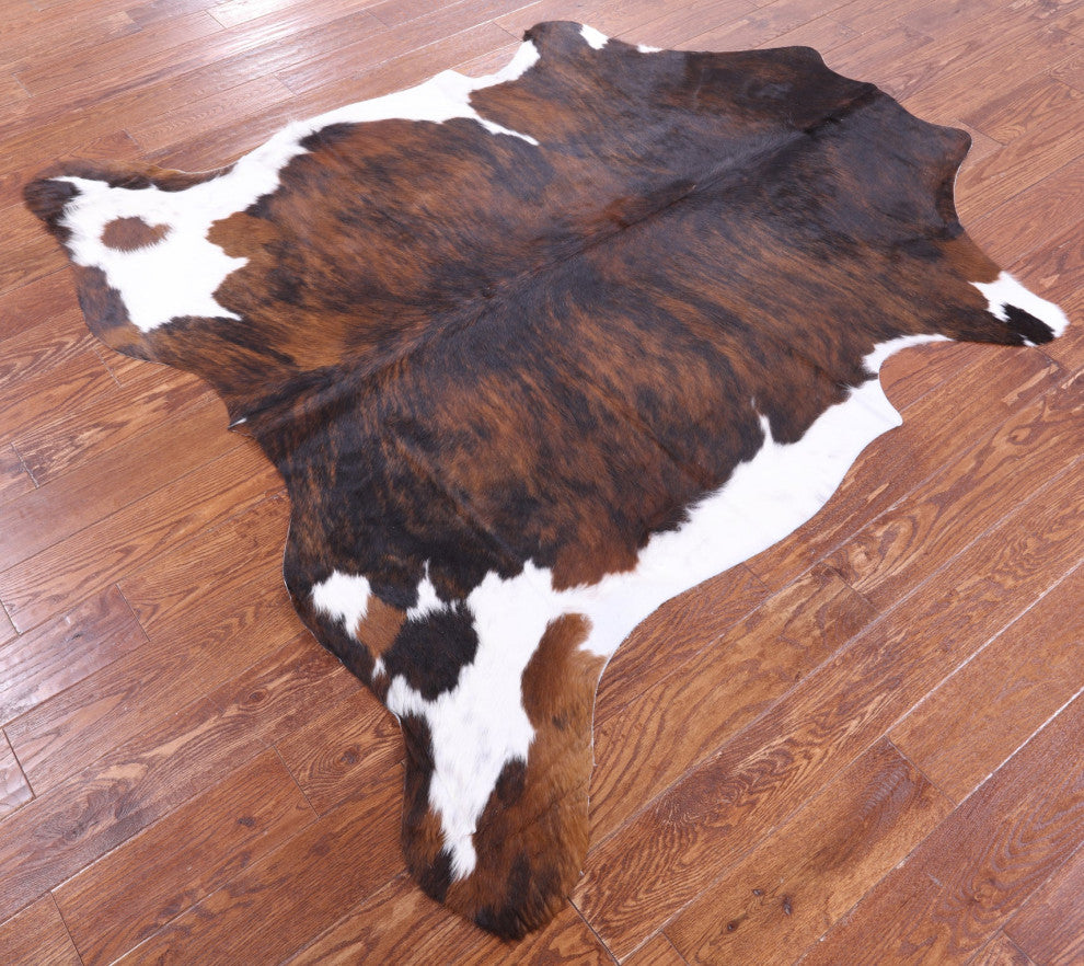 Brindle Natural Cowhide Rug 6' 1" X 6' 4" C1898