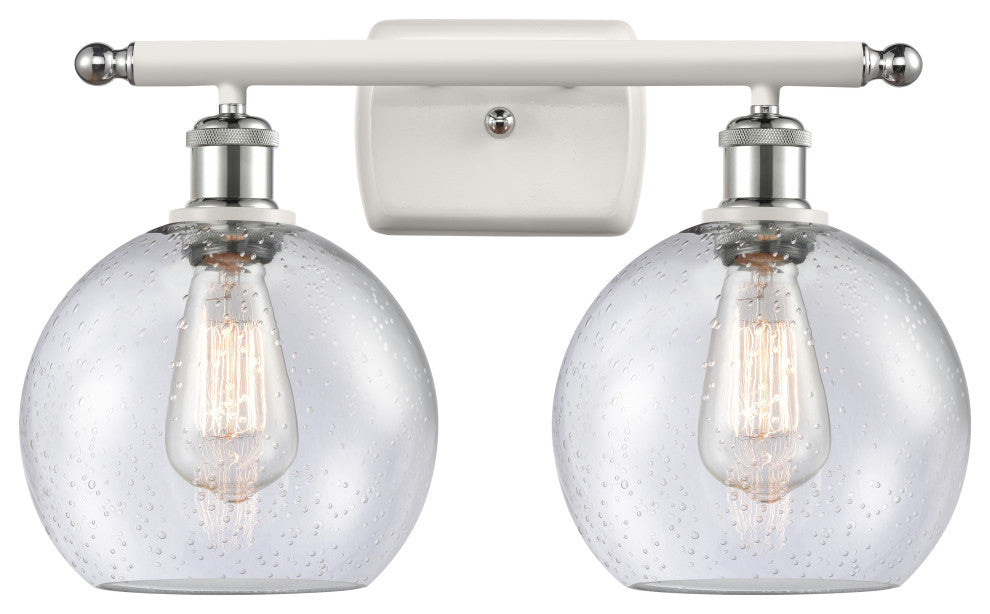 Innovations Lighting 516-2W-WPC-G124-8-LED 2 Light 16" Bath Vanity Light